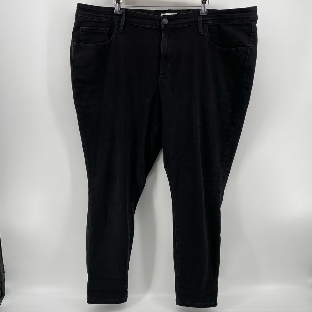 Ava & Viv Skinny Jeans Black Denim 22W - Picture 2 of 5